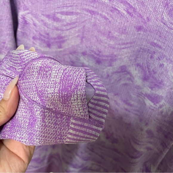 Lululemon Rest Less Pullover long sleeve faint lavender size 8 - Picture 10 of 12